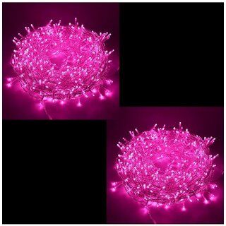 DAYBETTER Pink 15M Decorative Ladi, Rice, String Led Light Pixel ( Pack of 2 ) DAYBETTER Pink 15M Decorative Ladi, Rice, String Led Light Pixel ( Pack of 2 )