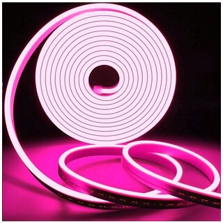                       DAYBETTER Resin Neon Light Pink Color 5 meter Waterproof Pendant Pink - Pack of 1                                              