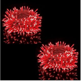 DAYBETTER Red 15M Decorative Ladi, Rice, String Led Light Pixel ( Pack of 2 ) DAYBETTER Red 15M Decorative Ladi, Rice, String Led Light Pixel ( Pack of 2 )