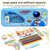 Kaash Bazar Box Case with Pencil, Eraser, Sharpener Stationery Set Space Themed Double Layer Pencil Case for Kids