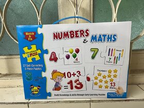 Number  Maths 2 in 1 Puzzle for kids