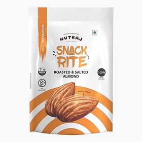 Nutraj Snackrite Almond Kernels Roasted & Salted 150g