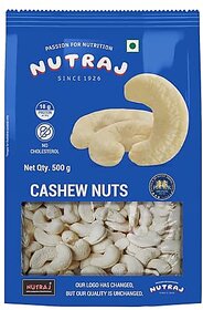 Nutraj Whole Cashew Nuts W320, 500g