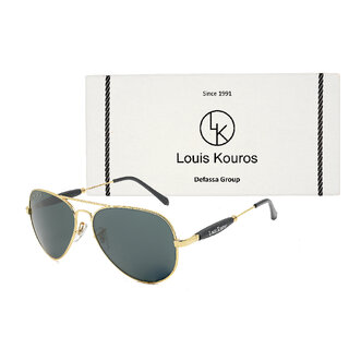 Louis Kouros Airomade Pilot Black-Gold