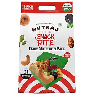                       Nutraj Dry Fruits Trail Mix Combo 525g with Free Nut Case                                              