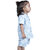 Kid Kupboard Cotton Baby Boys Shirt and Short Set, Light Blue, Half-Sleeves, 3-4 Years KIDS6516