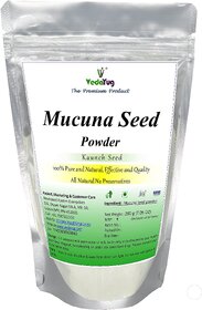 VY VedaYug Kaunch Beej Powder  Mucuna Seed Pruriens Powder  Food-Grade Stand-Up Zipper Pouch - 100g