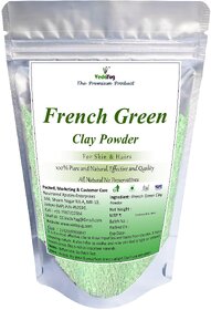 VY VedaYug Montmorillonite Pure Herbs French Green Clay Powder 100g  For Facial Care  Skin care100g