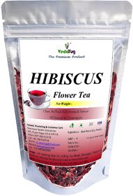 VY VedaYug Hibiscus Flower Herbal Tea  Caffeine Free Tea  Used Iced Tea Cocktails, Mocktail - 100g