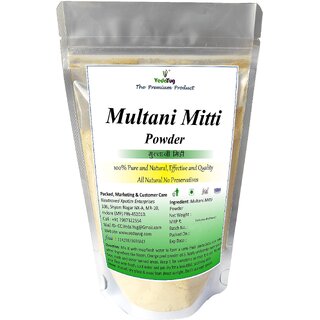                       VY VedaYug Natural Multani Mitti Powder Multani Mitti/Fullers Earth Powder (Bentonite Clay) - For Face Pack (400 Gram)                                              