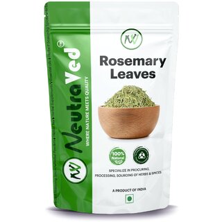                       NeutraVed Rosemary Leaves 1kg, for Hair Growth and Seasoning Food and Herbal Rosemary Tea  Packed Clean, No Dust and Stems Free in Stand-Up Zipper Pouch - 1kg(500g x 2)                                              