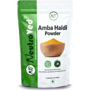                       NeutraVed Amba Haldi Powder for Face and Skin  Stand Up Ziplock Pouch Reusable Pack  Pack of 1 - 250g                                              