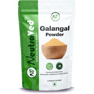                       NeutraVed Galangal Root Powder, Quality Assure - 250g, Authentic Herbal Supplement                                              