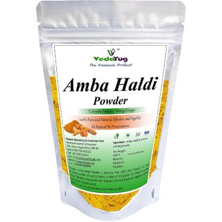                       VY VedaYug Amba Haldi Powder For Face and Skin  Stand Up Ziplock Pouch Reusable Pack One - 200 Gram)                                              