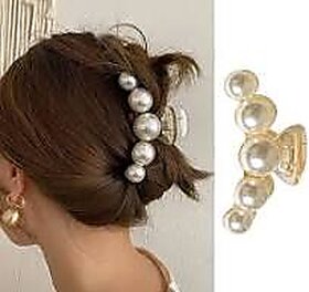 Tishna 2 piece Pearl Hair Claws Clip