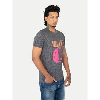 Men Black Crew neck Printed T-shirts Men Black Crew neck Printed T-shirts