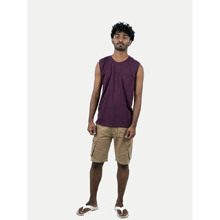                       Men Wine Tank Top                                              