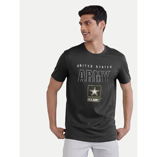 Men Black Logo typographic printed basic cotton T-shirt Men Black Logo typographic printed basic cotton T-shirt