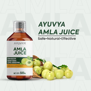 Ayuvya Amla Juice Improves Digestion Source of Vitamin C Immunity Booster 500ml Ayuvya Amla Juice Improves Digestion Source of Vitamin C Immunity Booster 500ml
