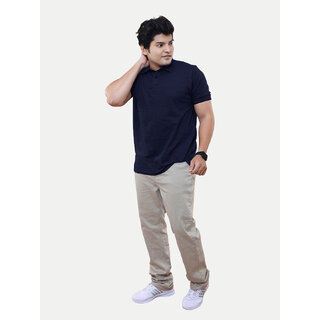                       Men Basic Navy Polo Tshirt                                              