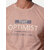 Men Stay Optimist Printed Tees- Pink Colour