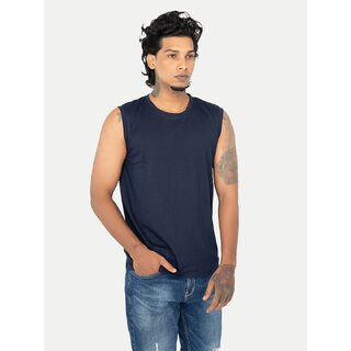                       Sleeveless Crew Neck                                              