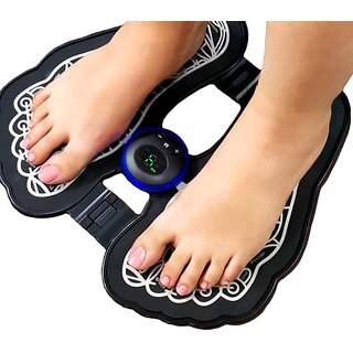                       Relax Company Wireless Foot Massager Mat 6 Modes 9 Auto Vibration Levels Folding Massager for Foot Legs Hands Electric M                                              