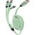 Digimate Multi Phone Charging Cable, 3 in 1 Retractable USB Charger Cable, Charging Cable Adapter with Type-C, Micro USB Port Compatible with Cell Phone Tablets (Green)