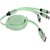 Digimate Multi Phone Charging Cable, 3 in 1 Retractable USB Charger Cable, Charging Cable Adapter with Type-C, Micro USB Port Compatible with Cell Phone Tablets (Green)