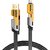 Digimate Type C 1 m Braided 4 in 1 65W Fast Charging Cable Compatible for-iPhone & Android (1 Meter) (Compatible with Apple & Android, Black, One Cable)