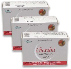 CHANDNI WHITENING Soap 100 ORIGINAL (Pack of 3, 100g Each)