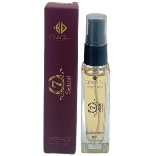Belledew Perfume Seven Sense Strong EDP 8 ml Premium Long Lasting Fragrance Pocket Perfumes Pack of 1