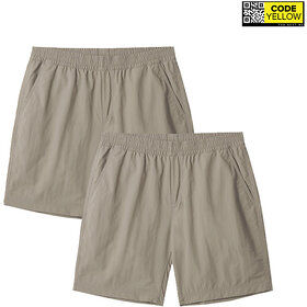 Code yellow unisex Beige Nylon short