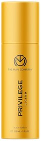 The Man Company Privilege Legend Deodorant for Men Premium Fragrance Body Spray  Long-Lasting Smell  Perfect Deo For