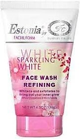 Sparkling White Refinig Face Wash With White Crystallites and Micro Beads, For To Bring Out Inner Glow, 130g