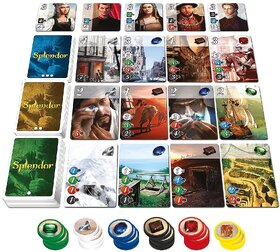 Splendor Board Game Strategic Card Game of Wealth and Prestige for Family and Friends