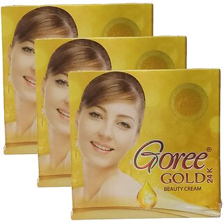 Goree Gold 24K Beauty Cream 30gm Pack Of 3 Goree Gold 24K Beauty Cream 30gm Pack Of 3