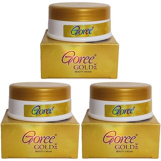 Goree Beauty 24K Gold Cream -30gm Pack Of 3 Goree Beauty 24K Gold Cream -30gm Pack Of 3