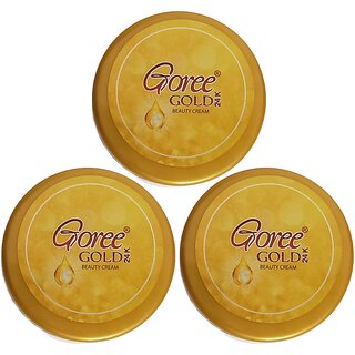                       Goree Beauty Fairness Gold 24K Cream 30gm Pack Of 3                                              