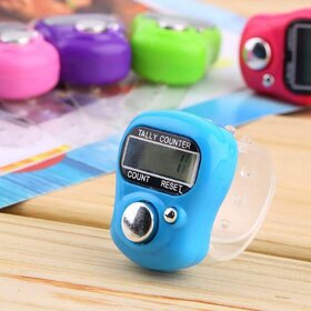 Multiuse Finger Jaap Counter Portable Hand Finger Counting Machine Digital Head Electronic Tally Counter (Normal)