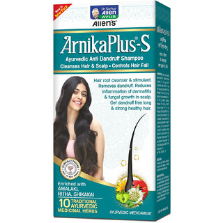 Arnika Plus-S Anti Dandruf Hair and Scalp Cleanser Shampoo (100ml pack of 3) Arnika Plus-S Anti Dandruf Hair and Scalp Cleanser Shampoo (100ml pack of 3)