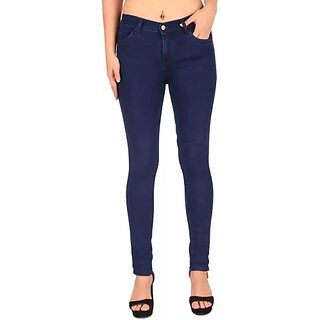                       Mac-Kings Slim Women Blue Jeans                                              