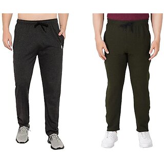                       JOHNEY JOHNEY Solid Men Grey, Grey Track Pants                                              