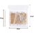 Natural Eco-Friendly Bamboo Earbuds  Q Tips, 100 Cotton Buds, 500 pcs (Pack of 5, 100 pcs per pack)
