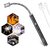 Electric Lighter for Candles Rechargeable Electric Gas Lighter for Home Use Candle Lighter Plasma Lighter Flameless Windproof USB Lighter 360xc2xb0 Flexible Neck Arc Lighter for Diwali Fireworks