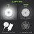 (Pack of 2)Motion Sensor Light with USB Charging Wireless Rechargeable Adhesive LED Nightlight for Home, White
