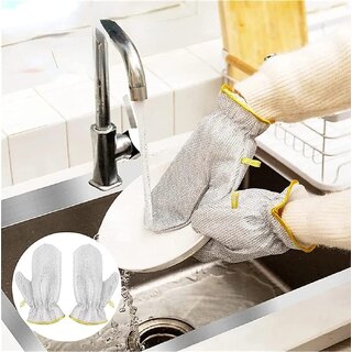 1 pc wire Dishwashing gloves , kitchen cleaning gloves, cleaning tools