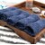 Home Berry Cotton 5 Piece Hand Towel Set, 500 GSM (Blue Color)