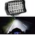 2 PCS Clamp 21 Led Light Bar Fog Lights 2 Pcs With 1 Pcs Pul-Push Switch Fog Lamp Motorbike LED (12 V, 15 W)xc2xa0xc2xa0(Universal For Bike)