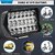 2 PCS Clamp 21 Led Light Bar Fog Lights 2 Pcs With 1 Pcs Pul-Push Switch Fog Lamp Motorbike LED (12 V, 15 W)xc2xa0xc2xa0(Universal For Bike)